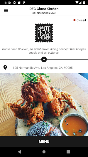 Dante Fried Chicken Screenshot 0