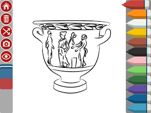 Impara la storia colorando Screenshot 2