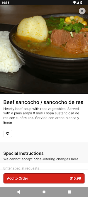 Avila Restaurant Screenshot 3