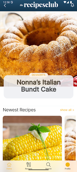 The Recipes Club Screenshot 0