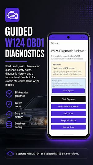 W124 Diagnostic Assistant Screenshot 0
