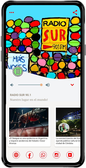 Radio Sur 90.1 Cordoba Screenshot 1