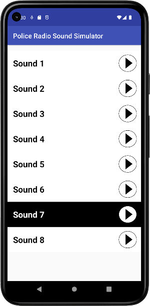 Police Radio Sound Simulator Screenshot 1