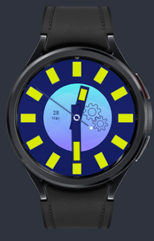 Blue Dream Watch Face Screenshot 3