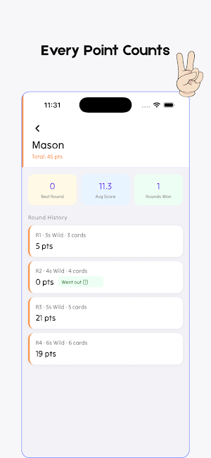 Five Crowns Scorer Screenshot 3