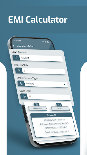 Emi Calculator Screenshot 1