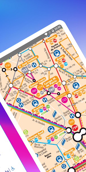Lisbon Metro Guide and Subway Route Offline Screenshot 2
