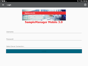 SampleManager Mobile Screenshot 0