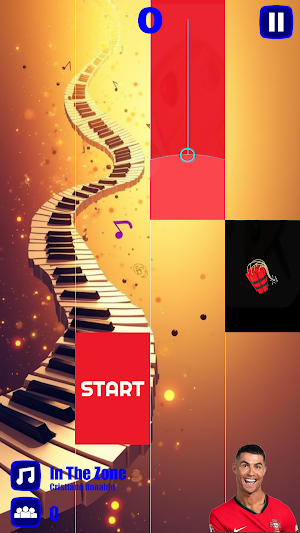 Piano Music Ronaldo Game Screenshot 2