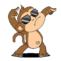 Little Monkey Stickers for WA