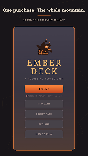 Ember Deck: Roguelike Builder Screenshot 1