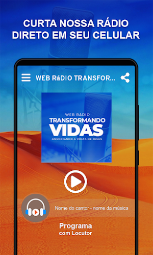 Web Rádio Transformando Vidas Screenshot 0