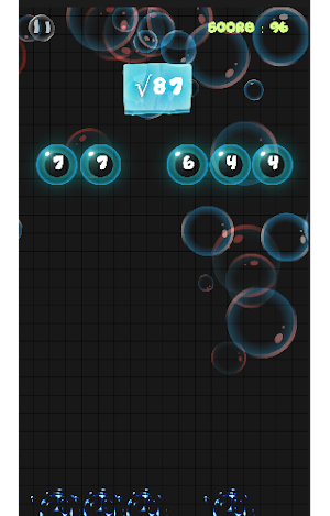 Square Roots Bubbles Screenshot 0
