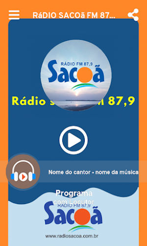 Rádio Sacoã FM Screenshot 1