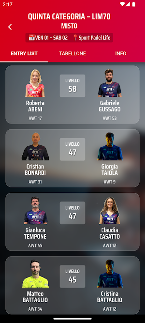 AWT: Play Padel like a Pro Screenshot 1