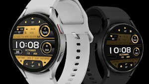 LCD Orange Yellow ZKin Watch Screenshot 1