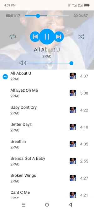 All 2Pac Songs: Tupac Shakur Screenshot 0