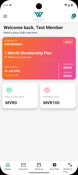Wellness for Women App Screenshot 1