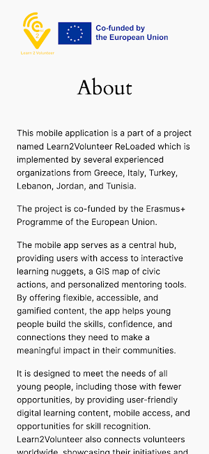 L2V mobile app Screenshot 0