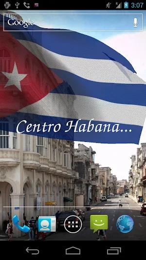 Cuba Flag Live Wallpaper Screenshot 2