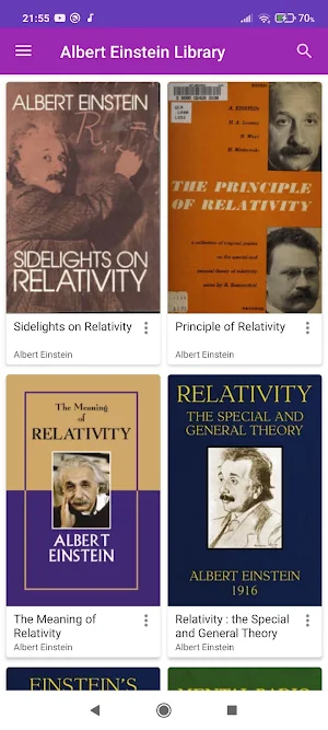 Albert Einstein Library Screenshot 1