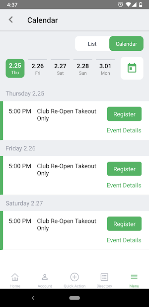 Weston Golf Club Screenshot 2