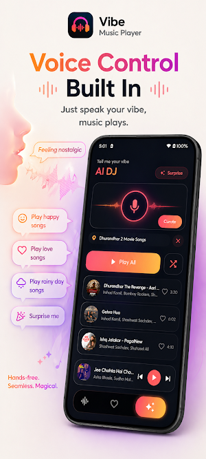 Vibe – AI Offline Music Player Screenshot 3