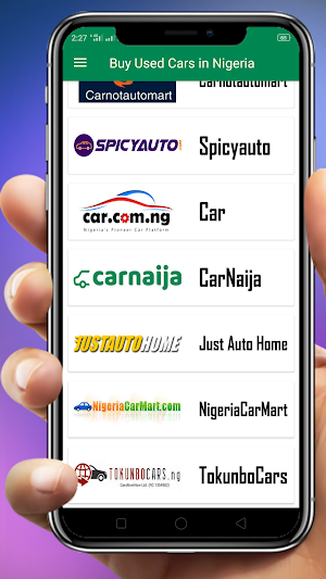 Buy Used Cars in Nigeria Screenshot 1