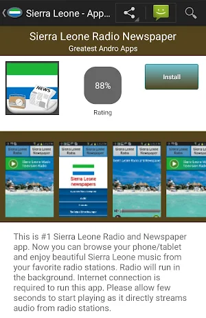 Sierra Leone apps Screenshot 1