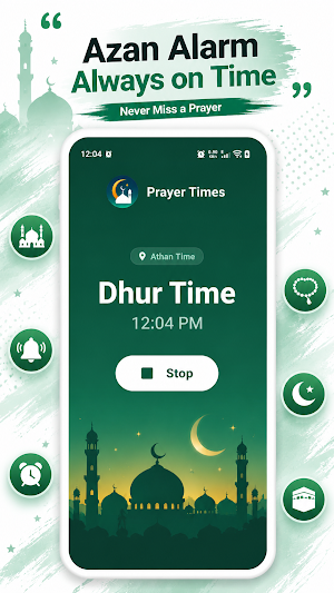Prayer Times Fajr Azan Alarm Screenshot 1