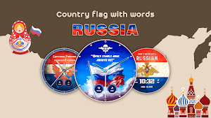 Russia National Flag Watchface Screenshot 3