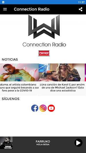 Connection Radio Screenshot 0