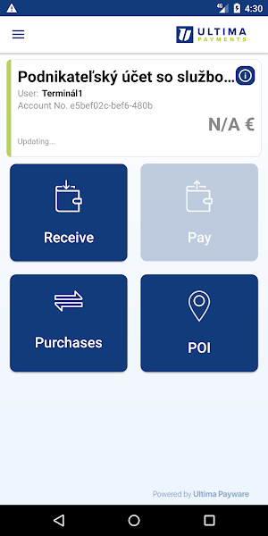 Ultima Payments CLS Screenshot 2
