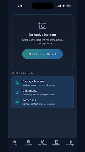 Accident App Incident App Screenshot 3