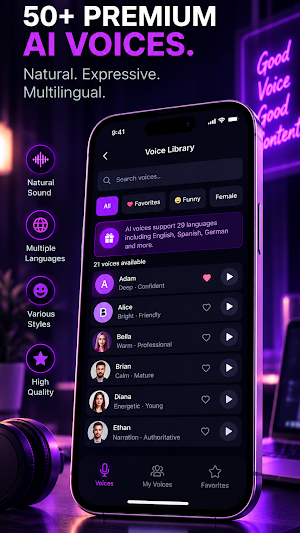 Revoicer AI - Voice Generator Screenshot 3