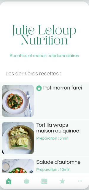Leloup Nutrition : meal plan Screenshot 0