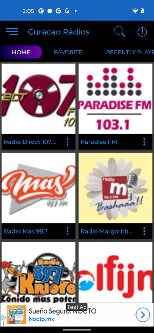 Curaçao Radio + Recorder Screenshot 1