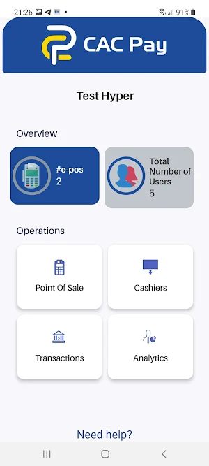 CAC Pay Merchant Screenshot 3