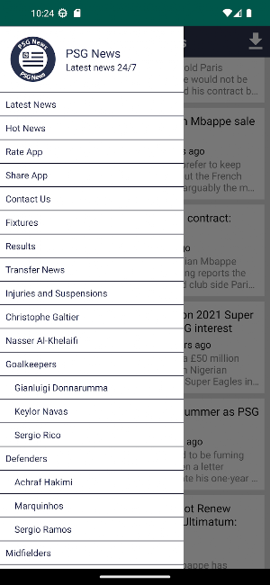 PSG Latest News 24/7 Screenshot 2