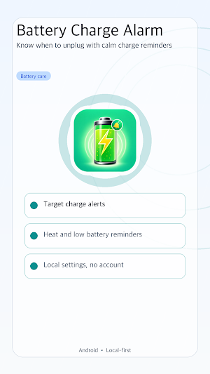 Battery Charge Alarm Screenshot 0