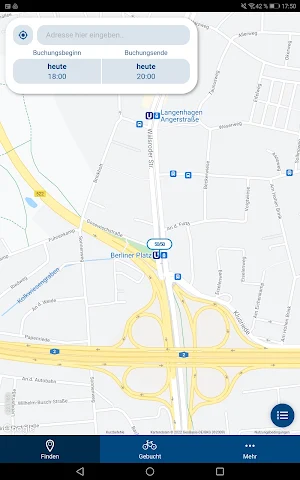 umsteigen:aufsteigen. Screenshot 3