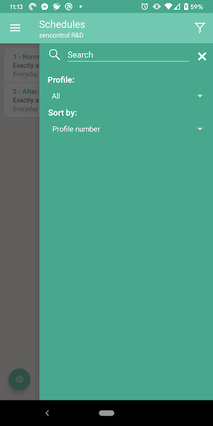 Schedule by zencontrol Screenshot 3