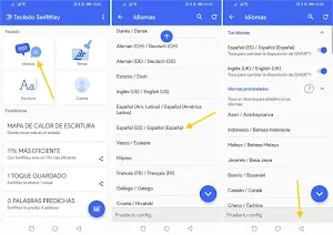 como cambiar teclado de whataps Screenshot 3
