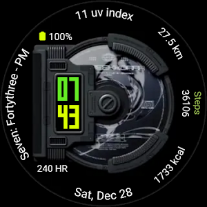 Animated CD Swing Watch Face Screenshot 2