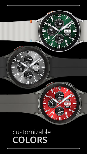 DADAM122: Analog Watch Face Screenshot 2