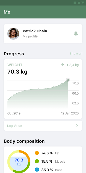 DeporDiet Screenshot 2