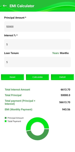 EMI Loan Calculator Screenshot 3