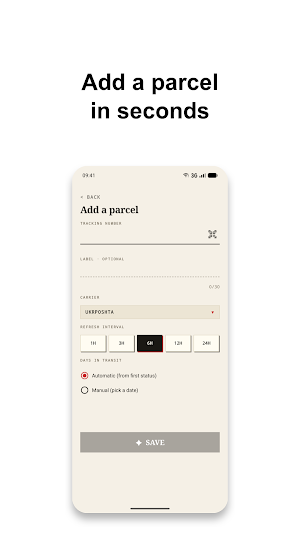 PackTrack: Parcel Tracker Screenshot 1