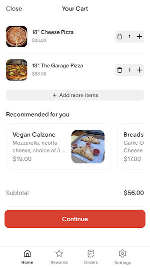 Garage Pizza Screenshot 2