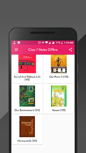 Class 7 Notes Offline Screenshot 2